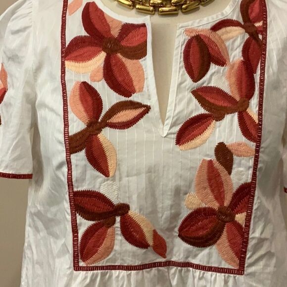 Madewell Fable Top Floral Embroidered XXS - Picture 4 of 13